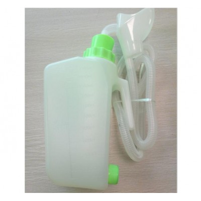 Unisex urine bottle anti-reflux urinal large capacity tbuing urine bottle