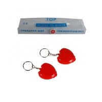 SAFERLIFE FIRST AID TRAINING SUPPLIES CPR breathing mask keychain cpr life key KIT